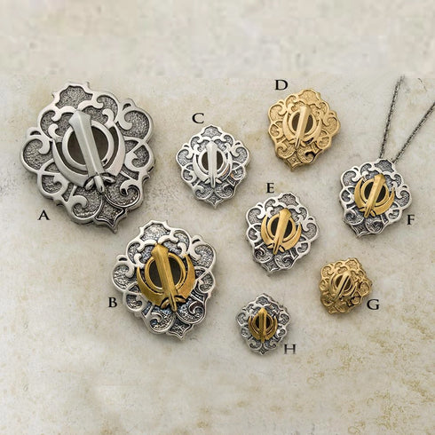 Khanda / Adi Shakti Shields for guidance and protection